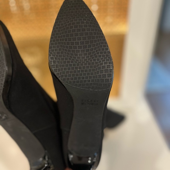 Stuart Weitzman Black Gore-Tex waterproof Boots Size 8.5 excellent condition - Picture 9 of 11